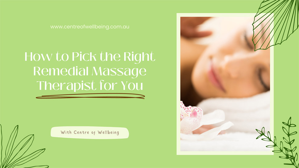 Get your life back with Remedial Massage Therapy in Ferntree Gully, Knoxfield, Vermont, Studfield, Melbourne
